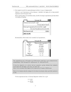 Opgave 7 Matematik HF B juni 2010 (3.122)