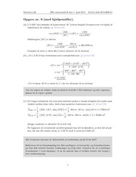 Opgave 8 Matematik HF B juni 2010 (3.123)