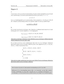 Opgave 3 Matematik HF C Juni 2010 (2.101)