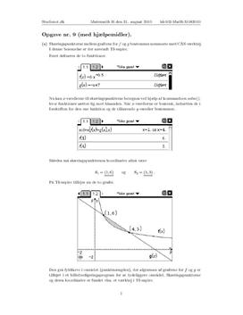 Opgave 9 Matematik HF B august 2010 (3.137)