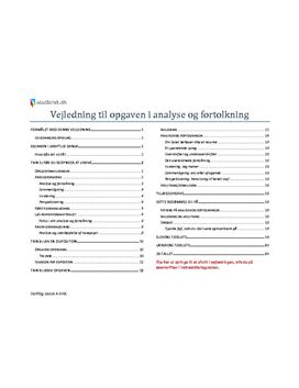 Trin for trin vejledning til analyse og fortolkning i dansk HHX