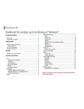 Askepot analyse