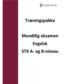 Engelsk Mundtlig Eksamen 2012 på STX (A og B-niveau)