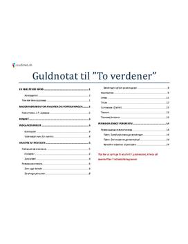 To verdener - Guldnoter