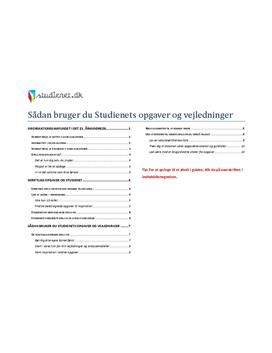 Sådan bruger du Studienets opgaver og vejledninger (gratis)