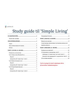 Simple living - Guldnoter