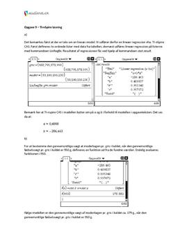 Opgave 9 Matematik STX B august 2011
