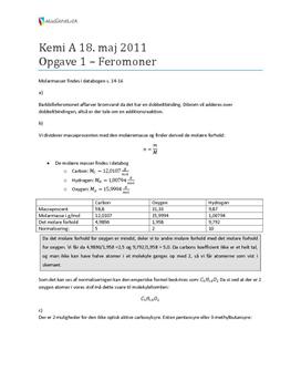 "Feromoner" Kemi A STX 18. maj 2011