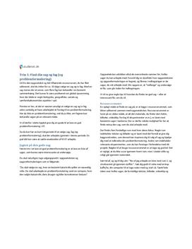 Valg af fag og emne (og problemformulering) AT 2012 Katastrofen