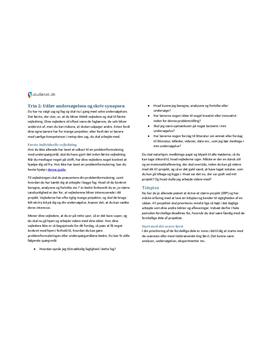 AT Synopsis - Vejledning til at skrive synopsis i AT