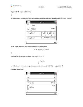 Opgave 12 Matematik HF B december 2011