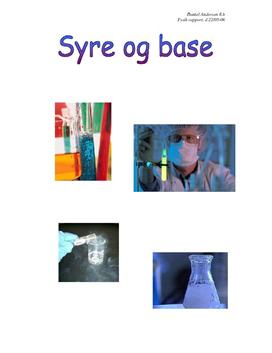 Syre og base