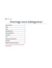 Oversigt over tekstgenrer (sagprosa)