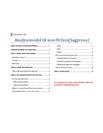 Non-fiction analyse (articles, speeches m.m.) Non-fiction analyse (articles, speeches m.m.)