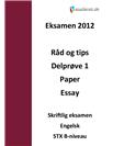 Engelsk B skriftlig eksamen STX - Forbered dig til eksamen 2012