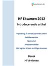 HF Dansk A Introducerende artikel Eksamen 2011