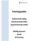Dansk A skriftlig eksamen HF - Forbered dig til eksamen 2012