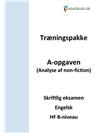 HF Engelsk B A-opgaven - Forbered dig til eksamen 2012