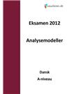 Analysemodeller til dansk mundtlig eksamen 2012