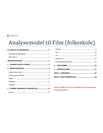 Analysemodel til film (folkeskole)