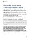 Eksempel på Litterært Essay (Engelsk A-niveau)