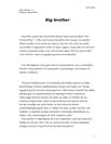 Big Brother - Perspektivering til "The Truman Show" Big Brother - Perspektivering til "The Truman Show"
