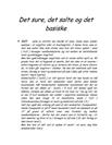 Det sure, det salte og det basiske