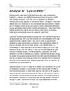Romananalyse: Lykke-Peer af H.C. Andersen Romananalyse: Lykke-Peer af H.C. Andersen