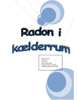 Radon i kælderen - Rapport om Radondøtre