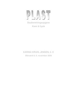 SRO - Plast og polyester | Fysik A og Kemi A