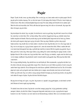 Novelle: Papir