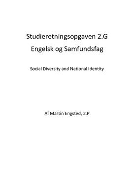 SRO - Integration, Social Diversity and National Identity