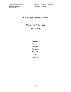 Virksomhedsanalyse af Carlsberg