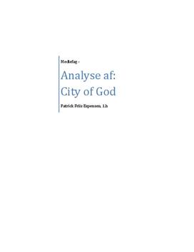 Analyse af City of God (Cidade de Deus)