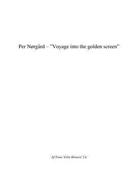 Per Nørgård "Voyage into the golden screen" | Rytmisk og harmonisk analyse