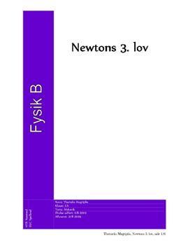 Newtons 3. lov