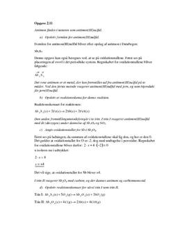 Kemiopgaver - Kemiforlaget - 2.11 - Uorganisk Kemi