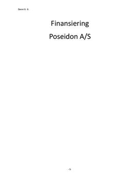 Poseidon A/S | Finansering