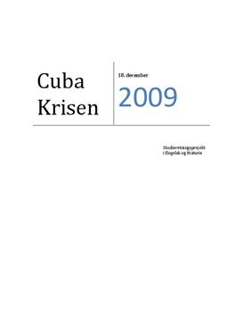 SRP om Cubakrisen i Engelsk og Historie | Analyse af Kennedy-Khrusjtjov-korrespondancen