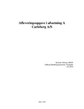 Aflevering om Carlsberg