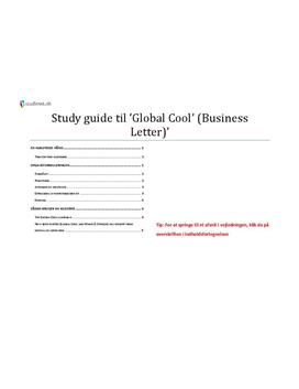 Study Guide om "Global Cool" (Business Letter)
