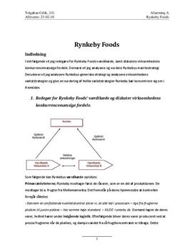 Rynkeby Foods opgave