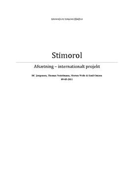 Stimorol - Internationalt projekt