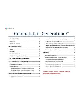 Pilen peger på Generation Y | Analyse
