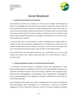 Sunset Boulevard | Analyse
