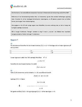 STX Matematik B december 2011 | Med hjælpemidler