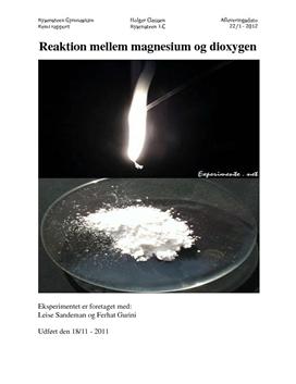 Fremstilling af Magnesiumoxid - Rapport i Kemi C