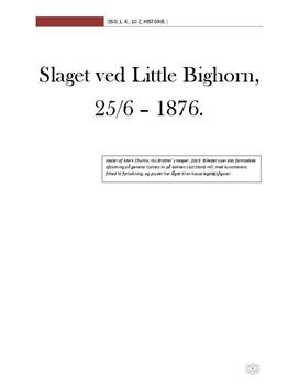 SSO om Slaget ved Little Bighorn | Historie A