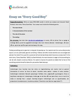 essay opbygning