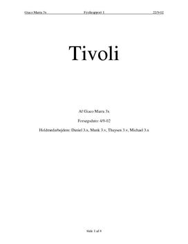 Tivoli og Den jævne Cirkelbevægelse - Rapport i Fysik